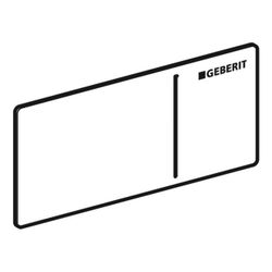 Geberit Drückerplatte für Typ 70 Fernbetätigung, Weiß... GEBERIT-242957SI1 4025416308881 (Abb. 1)