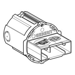 Geberit Rohbauset für Typ 70 Fernbetätigung, 242949001... GEBERIT-242949001 4025416308782 (Abb. 1)