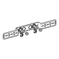Geberit FlowFit Anschlusswinkel 90 Grad vormontiert, zweifach, abgesetzt, d 20mm, Rp... GEBERIT-619661001 4025416602606 (Abb. 1)