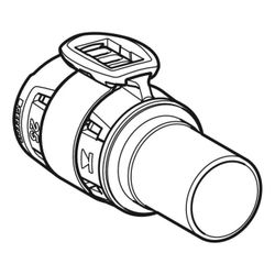 Geberit FlowFit Übergang auf Geberit Mapress, mit Einschubende d 40mm, d1 35mm, Edel... GEBERIT-620255001 4025416188391 (Abb. 1)