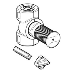 Geberit FlowFit Unterputz-Kugelhahn mit Dämmung Außendurchmesser 16mm, 10 bar... GEBERIT-619870001 4025410773265 (Abb. 1)