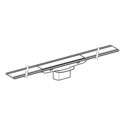 Geberit CleanLine 60 Duschrinne, für dünne Bodenbeläge Länge 30-90cm... GEBERIT-154458001 4025416383147 (Abb. 1)