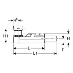 Geberit Rohbauset für Duschrinnen der Reihe CleanLine, für Estrichhöhe am Einlauf 65... GEBERIT-154152001 4025416364818 (Abb. 1)