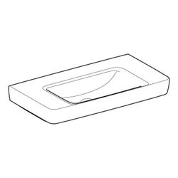 Geberit Renova Plan Waschtisch, Ablagefläche beidseitig, Breite 90cm, Tiefe 48cm, oh... GEBERIT-501705008 4025410868398 (Abb. 1)