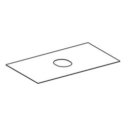 Geberit Abdeckplatte für VariForm Unterschrank für Aufsatzwaschtisch, 1 Schublade, B... GEBERIT-244677001 4025410873743 (Abb. 1)