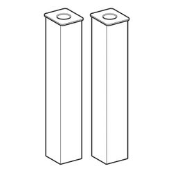 Geberit Set Füße Höhe 23-24,5cm, verchromt... GEBERIT-501919001 4025410905444 (Abb. 1)