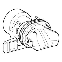 Geberit Typ SP40 Spülverteiler für WC Rimfree... GEBERIT-244629001 4025410785497 (Abb. 1)