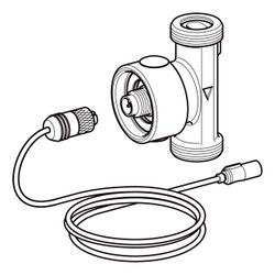 Geberit Temperatur-, Volumenstromsensor mit Buchsenende, extern DN 25, G 1 1/4″... GEBERIT-616218002 4025410947468 (Abb. 1)