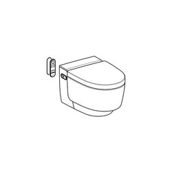 Geberit AquaClean Mera Classic Dusch-WC-Komplettanlage Wand-WC hochglanz-verchromt... GEBERIT-146200211 4025416317562 (Abb. 1)