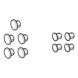 Geberit Set Deckkappen für Geberit ONE Spiegelschrank... GEBERIT-244575001 4025410769350 (Abb. 1)