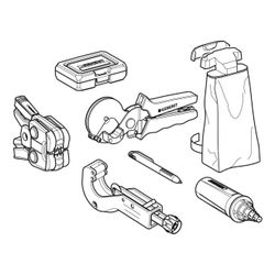 Geberit FlowFit Set Pressbacke Typ 1 Außendurchmesser 16-40mm... GEBERIT-691035001 4025410728241 (Abb. 1)