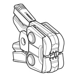 Geberit FlowFit Pressbacke 16/20/25/32/40mm, 24kN Geberit Kompatibilität... GEBERIT-691038001 4064746012594 (Abb. 1)