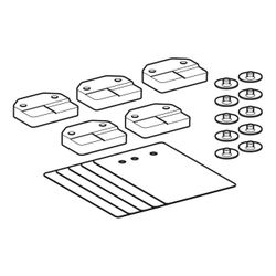 Geberit FlowFit Nachfüllset für PowerTest Außendurchmesser 50/63/75mm... GEBERIT-690918001 4025410850874 (Abb. 1)