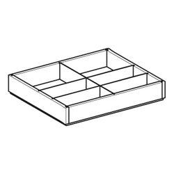 Geberit Schubladenteiler für Geberit ONE Waschtischunterschrank, 6 offene Fächer... GEBERIT-244539001 4025410767875 (Abb. 1)