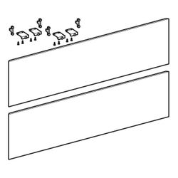 Set Schubladenfronten für ONE Unterschrank für Waschtisch, verkürzte Ausladung B 90c... GEBERIT-244564001 4025410768957 (Abb. 1)