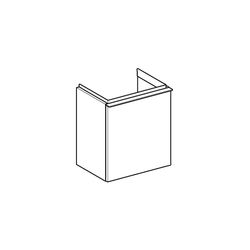 Geberit iCon Unterschrank für Handwaschbecken, 1 Tür 38x41,5cm, Tür rechts, Lava lac... GEBERIT-502300JK1 4025410942180 (Abb. 1)