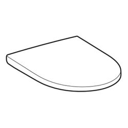 Geberit iCon WC-Sitz mit Absenkautomatik, mit Quick-Release-Scharniere, Befestigung ... GEBERIT-245464JT1 4025410652652 (Abb. 1)