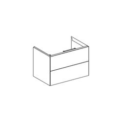 Geberit ONE Unterschrank für Waschtisch, 2 Schubladen, Breite Waschtisch 75cm, Höhe ... GEBERIT-505262007 4025410935908 (Abb. 1)