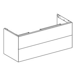 Geberit ONE Unterschrank für Waschtisch, 2 Schubladen, Breite Waschtisch 120cm, H 50... GEBERIT-505265005 4025410936097 (Abb. 1)