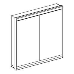 Geberit ONE Spiegelschrank mit ComfortLight, 2 Türen, UP-Montage, Höhe 90cm B 90cm, ... GEBERIT-505803007 4025410077295 (Abb. 1)