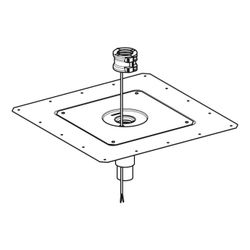 Geberit Pluvia Dachdurchführung mit Brandschutz, Heizung 230V/8W... GEBERIT-359361001 4025410947413 (Abb. 1)