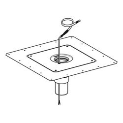 Geberit Pluvia Dachdurchführung mit Brandschutz, Heizband 230V/11,2W... GEBERIT-359363001 4025410946768 (Abb. 1)