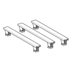 Geberit Set Füße und 3 Traversen, für Duschwannen aus Steinharz, bis 140cm 80x9,2–21... GEBERIT-554961002 4025410892874 (Abb. 1)