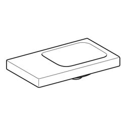 Geberit iCon Light Handwaschbecken mit Ablagefläche 53x13x31cm, Weiß, ohne Hahnloch,... GEBERIT-501833003 4025410894557 (Abb. 1)
