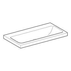 Geberit iCon Light Waschtisch, Breite 90cm, Tiefe 48cm, ohne Hahnloch, ohne Überlauf... GEBERIT-501836007 4025410894793 (Abb. 1)