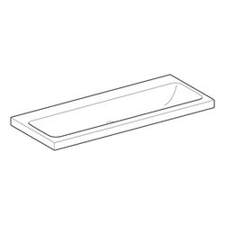 Geberit iCon Light Waschtisch, Breite 120cm, Tiefe 48cm, ohne Hahnloch, ohne Überlau... GEBERIT-501837007 4025410894878 (Abb. 1)
