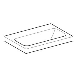 Geberit iCon Light Waschtisch verkürzte Ausladung, Breite 60cm, Tiefe 42cm, ohne Hah... GEBERIT-501841007 4025410895196 (Abb. 1)