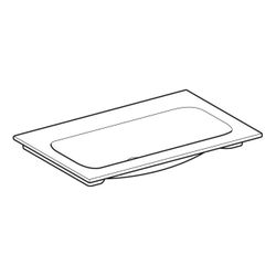 Geberit iCon Möbelwaschtisch 75x48cm ohne Hahnloch, ohne Überlauf, Weiß... GEBERIT-501844003 4025410895356 (Abb. 1)