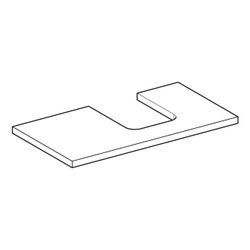 Geberit ONE Waschtischplatte Ausschnitt rechts, für Aufsatzwaschtisch Schalenform, 9... GEBERIT-505313003 4025410937407 (Abb. 1)