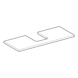 Geberit ONE Waschtischplatte Ausschnitt mittig, für Aufsatzwaschtisch Schalenform, 1... GEBERIT-505275007 4025410936530 (Abb. 1)
