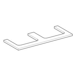 Geberit ONE Waschtischplatte Ausschnitt 2-fach, für Aufsatzwaschtisch, 120x3x47cm, W... GEBERIT-505345001 4025410937872 (Abb. 1)