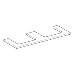 Geberit ONE Waschtischplatte Ausschnitt 2-fach, für Aufsatzwaschtisch rechteckig, 13... GEBERIT-505286001 4025410936899 (Abb. 1)