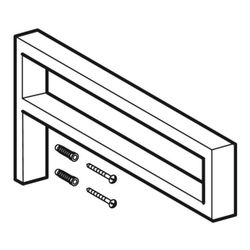 Geberit P-Träger für Geberit ONE Waschtischplatte verchromt... GEBERIT-505700001 4025410949967 (Abb. 1)