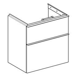 Geberit iCon Unterschrank für Waschtisch 2 Schubladen verkürzte Ausladung WT 60cm La... GEBERIT-502307JK1 4025410942463 (Abb. 1)