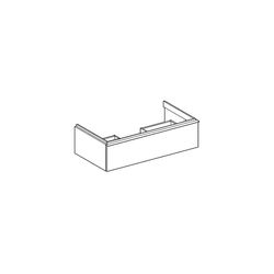 Geberit iCon Unterschrank für Waschtisch 1 Schublade Waschtisch 90cm Sandgrau lackie... GEBERIT-502312JL1 4025410942678 (Abb. 1)
