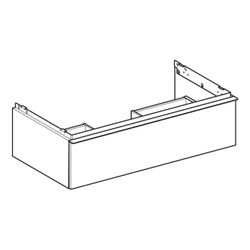 Geberit iCon Unterschrank für Waschtisch 1 Schublade Waschtisch 90cm Sandgrau lackie... GEBERIT-502312JL1 4025410942678 (Abb. 1)