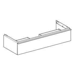 Geberit iCon Unterschrank für Waschtisch 1 Schublade Waschtisch 120cm Sandgrau lacki... GEBERIT-502313JL1 4025410942715 (Abb. 1)