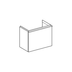 Geberit iCon Unterschrank für Handwaschbecken, 1 Schublade 53x41,5cm, Weiß, lackiert... GEBERIT-502302013 4025410941213 (Abb. 1)