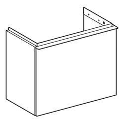 Geberit iCon Unterschrank für Handwaschbecken, 1 Schublade 53x41,5cm, Weiß, lackiert... GEBERIT-502302013 4025410941213 (Abb. 1)