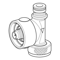 Geberit Volumenstromsensor intern, für Hygienespülung im Unterputzspülkasten, für Ka... GEBERIT-616224001 4025410519696 (Abb. 1)