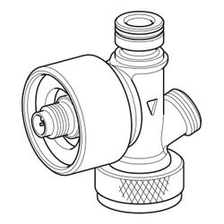 Geberit Volumenstromsensor intern, für Hygienespülung im Unterputzspülkasten, für Ka... GEBERIT-616223001 4025410520234 (Abb. 1)