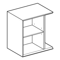 Geberit iCon Seitenelement, 37x40x27,3cm, Eiche Melamin Holzstruktur... GEBERIT-502325JH1 4025410943170 (Abb. 1)