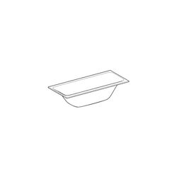 Geberit Tawa Rechteckbadewanne schmaler Rand, Duo 170x75cm, Gesamtvolumen 186l... GEBERIT-554133011 4025410872821 (Abb. 1)