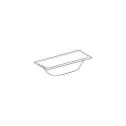 Geberit Tawa Rechteckbadewanne schmaler Rand, Duo 190x90cm, Gesamtvolumen 330l... GEBERIT-554135011 4025410872746 (Abb. 1)