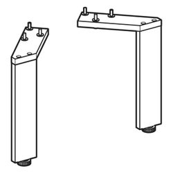 Geberit Set Füße schmal, 18,5-19,3cm, Aluminium, Chrom, 502329001... GEBERIT-502329001 4025410941855 (Abb. 1)