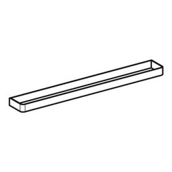 Geberit Handtuchhalter für Badezimmermöbel 42,4x1,9x4,9cm, Mattschwarz... GEBERIT-502328141 4025410764539 (Abb. 1)